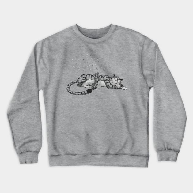 Stargazers Crewneck Sweatshirt by Scriptkittie